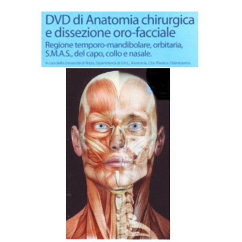 Dvd di Anatomia chirurgica e dissezione oro-facciale
